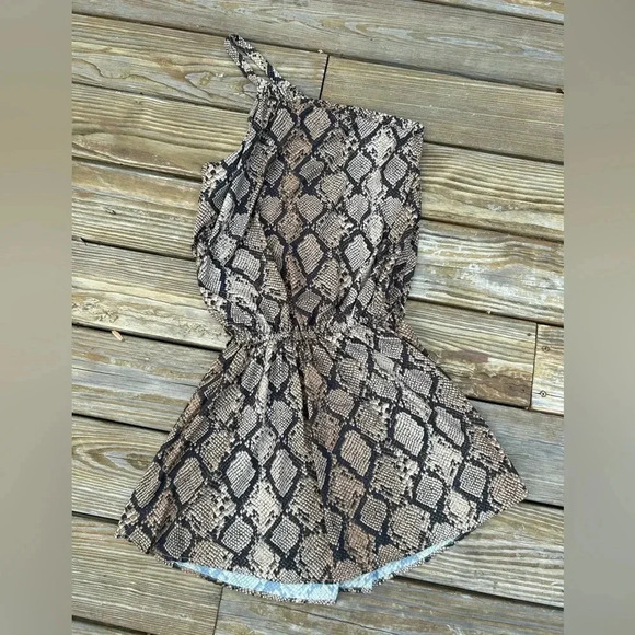 Aqua Bendita X REVOLVE Afrodita Dress animal print dress - Picture 2 of 5